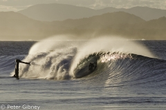 Perfect lefthand barrel \"the Wreck\" Byron Bay